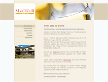 Tablet Screenshot of maringer-weingut.de